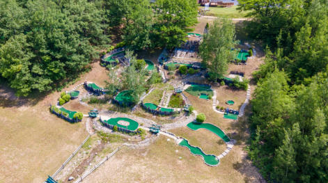 This is a picture of the putt putt course at Beaver Creek Resort in Gaylord, MI